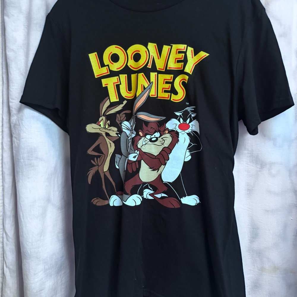 Looney Tunes Black Graphic T-Shirt
